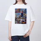 akira_honのハイキング Oversized T-Shirt