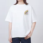 AZST『アゼスト』のレインボーバスケ　ver1 Oversized T-Shirt