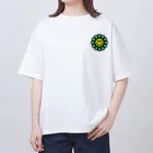 EWOKAITEMITAのお店のSmiling Flower オーバーサイズTシャツ