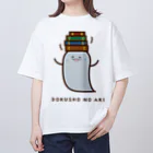 高堂玲/イラストの方の読書の秋おばけ Oversized T-Shirt