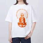 『NG （Niche・Gate）』ニッチゲート-- IN SUZURIの只管打坐h.t.(orange) オーバーサイズTシャツ