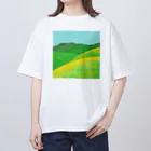 ㅤの緑の中にいる二羽の鳥 Oversized T-Shirt