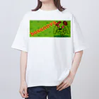 Peydart@ゾンビ系のサボテンのボサノバ オーバーサイズTシャツ
