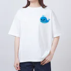 BLUE-SKYのくじらのクーちゃん Oversized T-Shirt