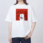 ときしらずのドッドッドッﾄﾞｯｷﾝﾄﾞｯｷﾝﾈｺﾁｬﾝ オーバーサイズTシャツ