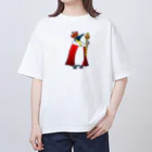 kosumamaのえらいペンギン オーバーサイズTシャツ