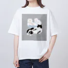 マルティ部屋のむぅるぅみぃ縞入り Oversized T-Shirt