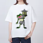 もむのふの爬虫類グッズやさんの天燈鬼トノサマガエルちゃん Oversized T-Shirt