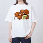 脂身通信Ｚの鶏の唐揚げ（ザンギ）_221016 オーバーサイズTシャツ