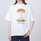 山素の具材をいっぱい挟みすぎてクラッシュしちゃったハンバーガー Oversized T-Shirt