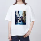 AKIRA_Wのプラハの路地 オーバーサイズTシャツ