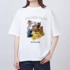 猫のイラスト屋さんのChahideyasuc　hareame Oversized T-Shirt