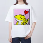 Pooyan'sの恋するレオパ オーバーサイズTシャツ
