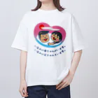 かいほう屋のいなかに母ちゃんがいます。父ちゃんも。 オーバーサイズTシャツ