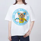 ジェイキーとずぼらちゃんのお店の丸ロゴTシャツ オーバーサイズTシャツ