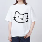 彷徨 鈴📿☯️の謎猫 オーバーサイズTシャツ