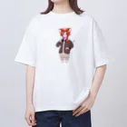 Hello WorldのHello World(眠り猫） オーバーサイズTシャツ