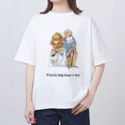 矢高あおいの【Prairie dog lover×Art】ロココスタイル Oversized T-Shirt