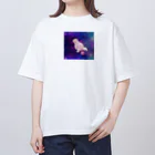 パワータイプの🦷の星生む犬 オーバーサイズTシャツ