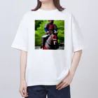 ミラくまの鎧を着た侍 Oversized T-Shirt