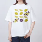 さかたようこ / サメ画家の檸檬ととろけるおサメさん | TOROKERU SHARK Fresh Lemon! オーバーサイズTシャツ