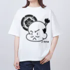 恣 -ホシイママ-のノブナガ（ゆる家紋） オーバーサイズTシャツ