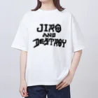 おもしろいTシャツ屋さんのJIRO AND DESTROY 二郎 ジロリアン Oversized T-Shirt