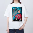 A.R.SのBUNNYGIRL (FRONT) Oversized T-Shirt