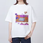 𝙈𝙊𝙈𝙊'𝙨 𝙎𝙝𝙤𝙥のemo_emo Oversized T-Shirt