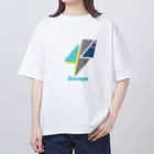 Moffのmint green Moff logo トップス オーバーサイズTシャツ