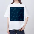 orange_honeyの雪の結晶8 オーバーサイズTシャツ