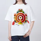 『NG （Niche・Gate）』ニッチゲート-- IN SUZURIの誘拐迷子防犯防止善図h.t. Oversized T-Shirt