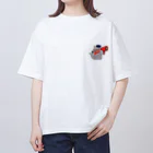 momo-nonoのもちもちほっぺのねこ Oversized T-Shirt