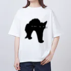 ミズモ雑貨店のNO HATE : ネコ オーバーサイズTシャツ