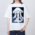 -CLO-のクラゲの女神 オーバーサイズTシャツ