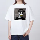 CryptoCapのCrypto Skull2nd 骨 オーバーサイズTシャツ