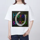 いちごDAIHUKUのHouseshoes（蹄鉄） Oversized T-Shirt