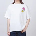 チョコミントの飛ぶつもりない鳥 Oversized T-Shirt