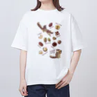 huroshikiのNUTS collection ナッツコレクション Oversized T-Shirt