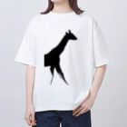 tomorebiのSunlight Giraffe オーバーサイズTシャツ