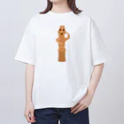 kimchinの不思議とかわいい　はにわ君 Oversized T-Shirt