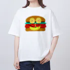 JSMMのピザの目バーガー Oversized T-Shirt