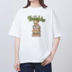 kohonの積読TUNDOKU  本ずきんちゃん オーバーサイズTシャツ