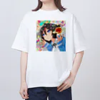 WilGato x MEGAMI ShopのYagami Ryuka - MEGAMI #02596 Merch オーバーサイズTシャツ