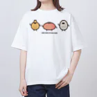 高堂玲/イラストの方のどんどん親子丼 Oversized T-Shirt