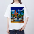 GALLERY misutawoのスペイン カディスのサン・ファン・デ・ディオス広場 Oversized T-Shirt