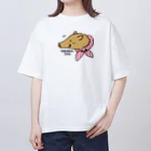 イノシシライフ INOsisiLIFEの やさしイノのほほえみ オーバーサイズTシャツ