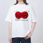 TAKEDA-STYLEの幸せはみんなの笑顔 オーバーサイズTシャツ