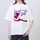 かめこみゅストアのUNIQUE(COMSAフルオンチェーンNFT)デザインシリーズ４ Oversized T-Shirt