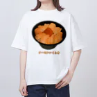 脂身通信Ｚのサーモンいくら丼_230103 オーバーサイズTシャツ